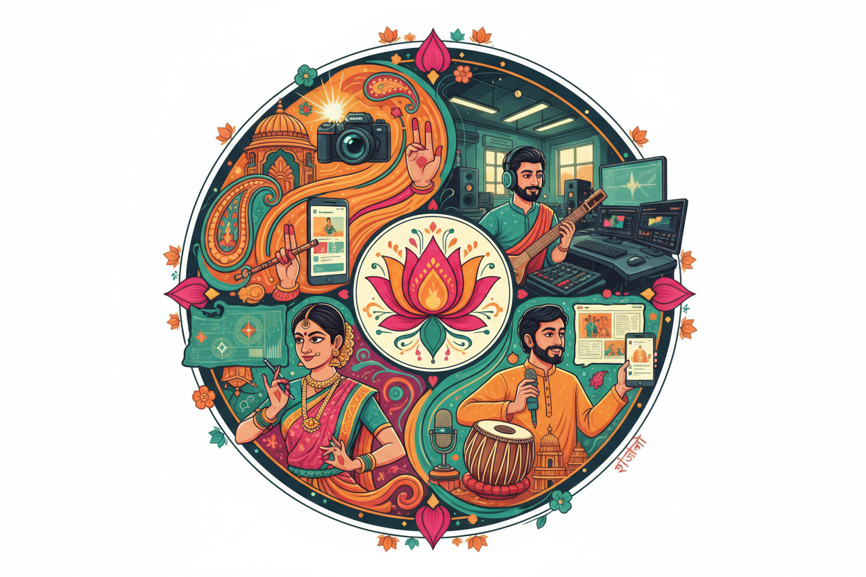 Indian scenario of binding of Culture, Content & Creators